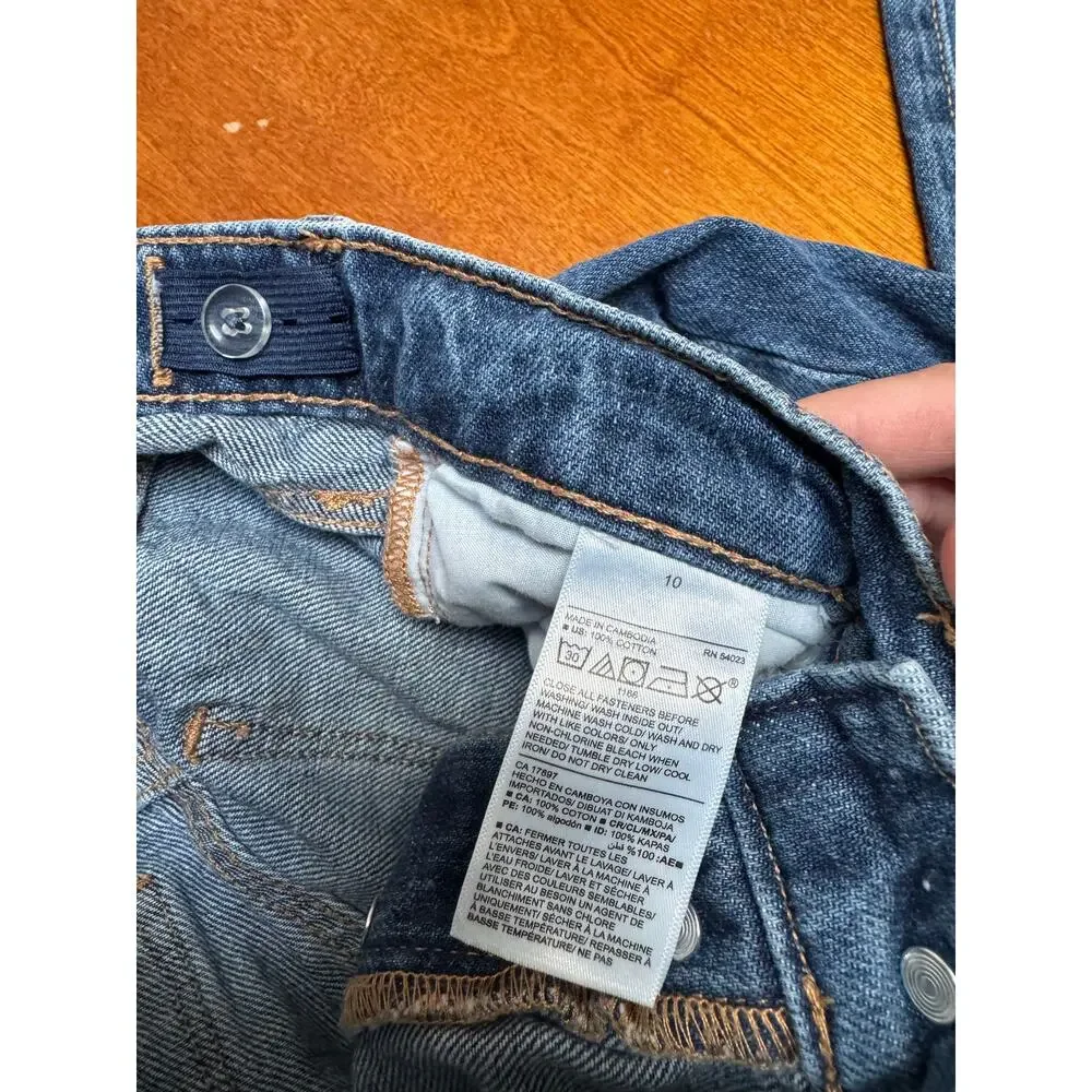 Girls Old Navy O.G. Straight High Rise Jeans, Size 10